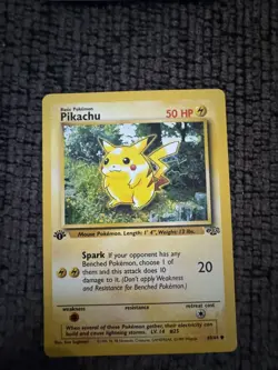 1999 Pokemon Jungle 1st Edition Lot - 10 Cards - Pikachu, Eevee, Butterfree, etc - Image 5