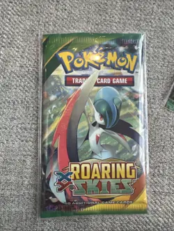 Pokemon XY Roaring Skies Booster Pack Packs Lot Of 4 Rayquaza Sleeved Since New - Image 3