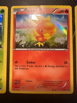 Pokemon Card EX-MP Black Star Promo Holo Treecko XY36,Torchic XY37,Mudkip XY38 - Image 3
