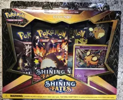Pokemon Shining Fates Pin Collection (Dedenne New)& Shiny Eldegoss V Tin (New) - Image 3