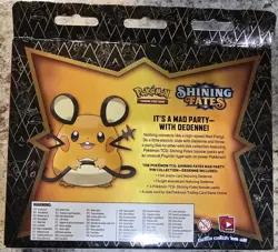 Pokemon Shining Fates Pin Collection (Dedenne New)& Shiny Eldegoss V Tin (New) - Image 5