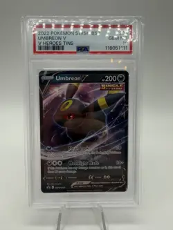 Pokemon! PSA 10 Umbreon V SWSH203 - Heroes Tins Promo - Black Star - Gem Mint - Image 1