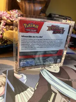 Pokemon Destined Rivals Booster Box Sealed with Acrylic Case - Image 3