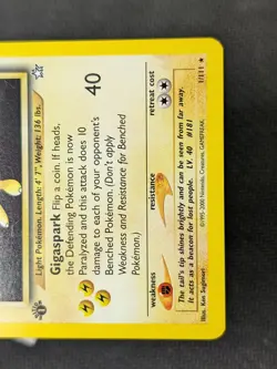 Ampharos 1/111 Neo Genesis 1st Edition Holo Rare WOTC Pokemon TCG NM - Image 5