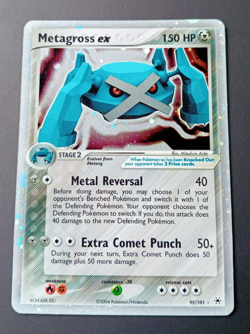 Pokemon TCG Metagross ex Ultra Rare Reverse Holo Hidden Legends 95/101 - Vintage - Image 1