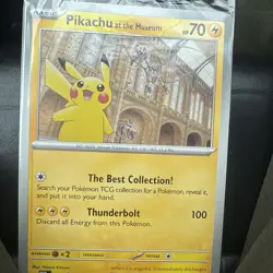 Pikachu At The Museum Pokemon x Natural History Museum Jumbo Promo 🌟| INHAND - Image 1