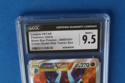 2023 POKEMON BLACK STAR PROMOS LUCARIO VSTAR SWSH291 CGC 9.5 - Image 2