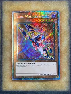 Yugioh Dark Magician Girl RA03-EN123 Platinum Secret Rare (C) 1st Ed NM - Image 1