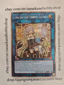 YuGiOh Lyna the Light Charmer, Lustrous RA04-EN081 Platinum Secret Rare - Image 2