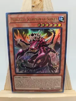 Yu-Gi-Oh! TCG Merciless Scorpion Of Serket Ultra Rare MZTM-EN002 Mint Condition - Image 1
