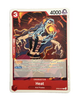 New: One Piece CCG Heat OP09-007 Emperors in the New World Regular Common - Image 1
