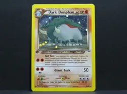 1st Edition Dark Donphan 3/105 - Neo Destiny Pokemon Card (Light Played) - Image 1