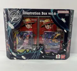 One Piece Illustration Box Volume 6 Bandai Namco Factory Sealed Box TCG Cards - Image 1