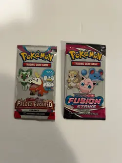 🔥 Pokemon TCG Scarlet & Violet Paldea Evolved Promo 3 Card & fushion strike - Image 1