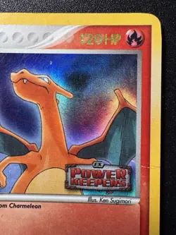 Charizard 6/108 EX Power Keepers Pokemon Card Reverse Holo Foil Rare HP - Image 4
