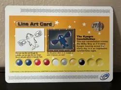 Pokemon Channel Nintendo Gamecube 2003 E Reader Line Art Card Only Kyogre MP - Image 2