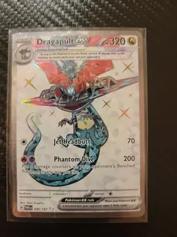 Pokemon TCG Dragapult EX SV-Twilight Masquerade Holo Ultra Rare Card 200/167 - Image 1