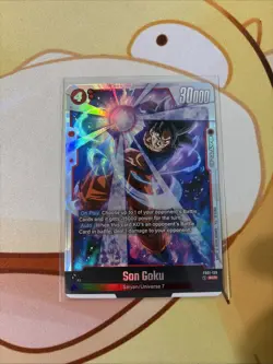 Dragon Ball Super Card Game Son Goku Awakened Pulse FB01-139 Regular Secret Rare - Image 1