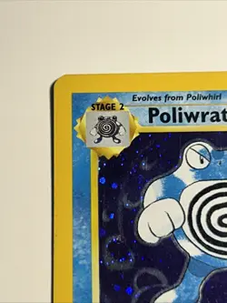 Poliwrath Base Set 2 Holo Rare Pokemon TCG Card 15/130 Unlimited Edition MP - Image 4