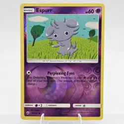 Espurr 59/147 SM - Burning Shadows Reverse Holo Pokemon Card Tcg - Image 1