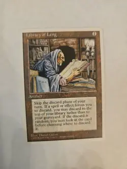 Mtg 4th Edition Library Of Leng (Never Played) - Image 1