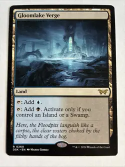 Gloomlake Verge Land 1x Duskmourn: House of Horror MTG x1 M/NM Rare - Image 1