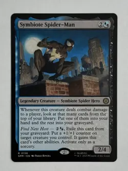 Magic The Gathering Symbiote Spider-Man 156 R Marvel's Spider-Man - Image 1