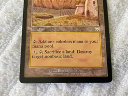 Magic the Gathering MTG 1x Dust Bowl Mercadian Masques HP - Image 3