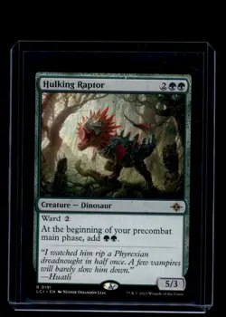 MTG Hulking Raptor #191 Rare The Lost Caverns of Ixalan - Image 1