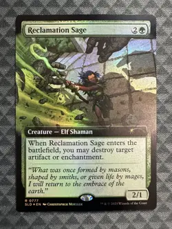 MTG Reclamation Sage #0777 Foil Extended Art Rare Secret Lair Drop Series (SLD) - Image 2