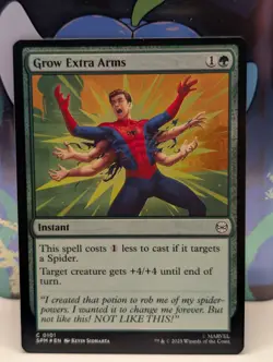 FOIL MTG MARVEL'S Universes Beyond: Spider-man Grow Extra Arms 0101 - NM - Image 1