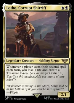 Lotho, Corrupt Shirriff - Near Mint - MTG The Lord of the Rings - LTR - Image 1