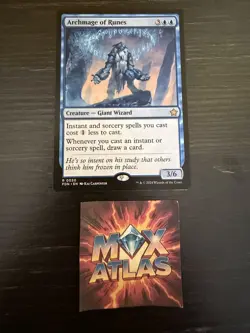 MTG - Archmage of Runes - R - Foundations - 30 - NM - Image 1