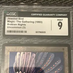 Jeweled Bird Arabian Nights MTG Graded CGC 9 Mint Magic The Gather 1993 - Image 3