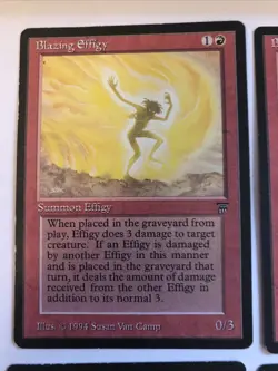 Blazing Effigy X4 Legends LP Condition See Front/back Pics - Image 2