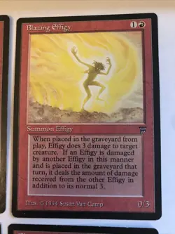 Blazing Effigy X4 Legends LP Condition See Front/back Pics - Image 3