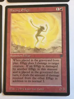 Blazing Effigy X4 Legends LP Condition See Front/back Pics - Image 4