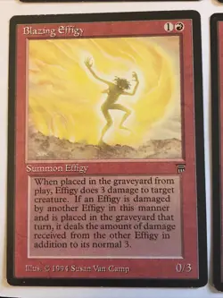 Blazing Effigy X4 Legends LP Condition See Front/back Pics - Image 5