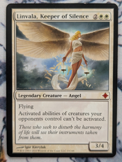 MTG - Linvala, Keeper of Silence - Rise of the Eldrazi - LP/NM - Image 1