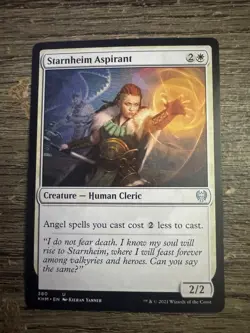 Magic the Gathering Creature: Starnheim Aspirant Kaldheim Regular - Image 1
