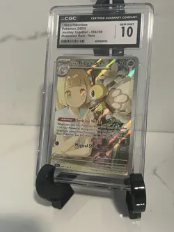 Lillie's Ribombee IR - Pokemon SV Journey Together - 164/159 - CGC Gem Mint 10 - Image 1