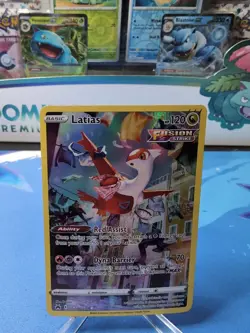 Latias GG20/GG70 Crown Zenith Galarian Gallery Full Art Holo Pokemon Card NM - Image 1