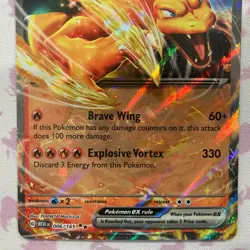 Pokemon TCG Charizard ex 006/165 Holo Ultra Rare 151 Set - Image 3