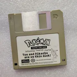 1999 Pokemon Wizards of the Coast "You and Pikachu" Floppy Disk Rare! - Image 1
