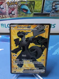 Pokemon TCG Zekrom ex Black Bolt Full Art Ultra Rare 158/086 NM - Image 1