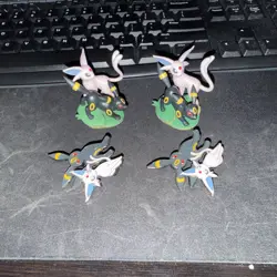 POKEMON Prismatic Evolutions Premium Figure Collection Espeon And Umbreon Figure - Image 1