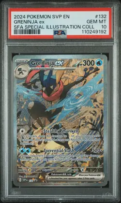 PSA 10 GRENIJA EX 132 SHROUDED FABLE SPECIAL ILLUSTRATION POKEMON - Image 1