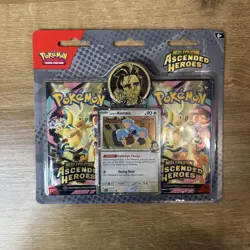 Pokemon TCG - Ascended Heroes 2 Pack Collection Blister Larry's Komala SEALED ✅ - Image 1