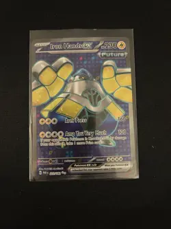 Pokemon TCG - Iron Hands ex - 223/182 Paradox Rift - Secret Rare Full Art Holo - Image 1