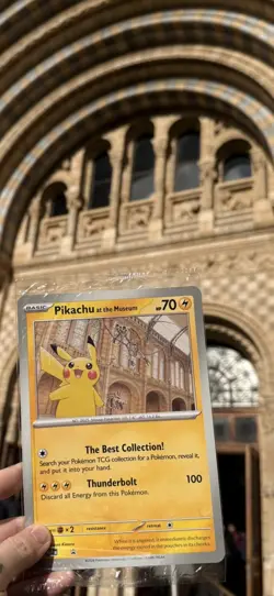 Pokemon Pikachu At The Museum Promo In Hand Brand New Sealed x25 - Image 1